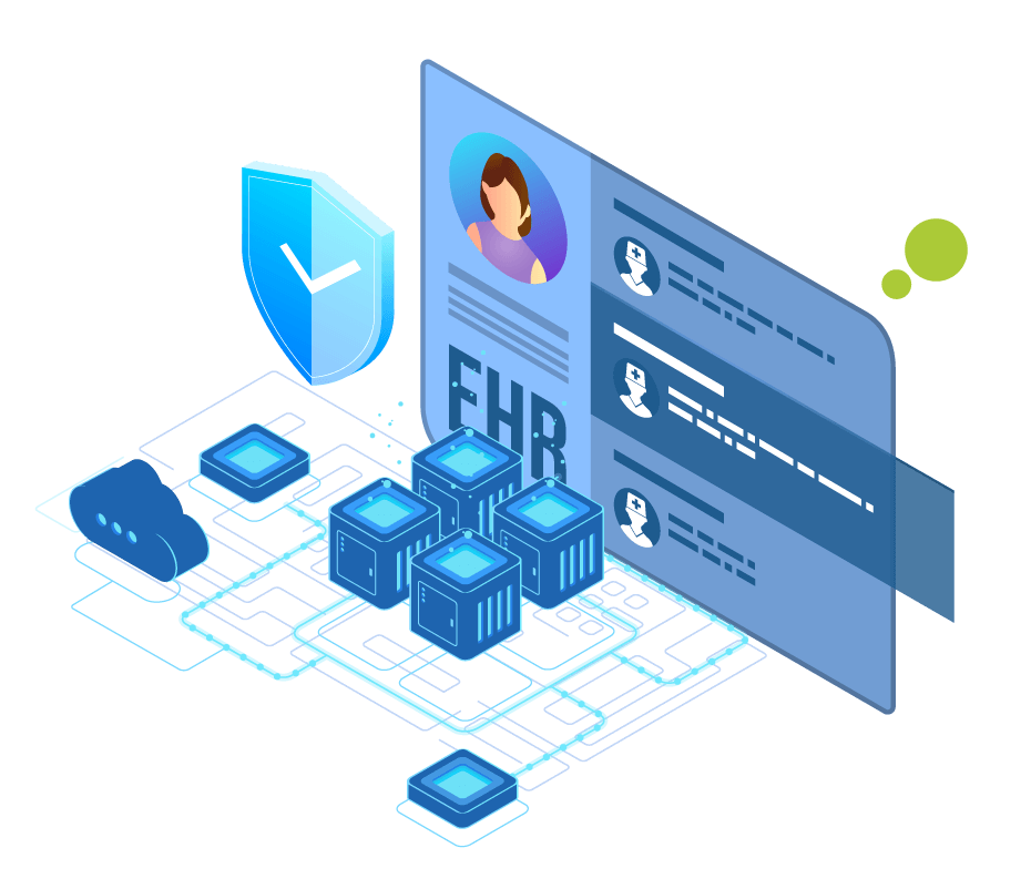 Blockchain-Technology-2 Trends Shaping the Future of Custom EHR Development