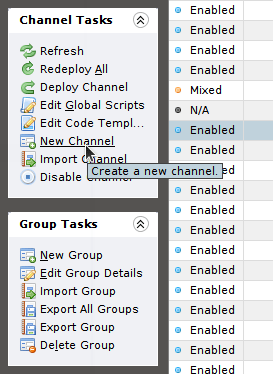 Create-Channel Mirth Connect and its application as HL7 Parser