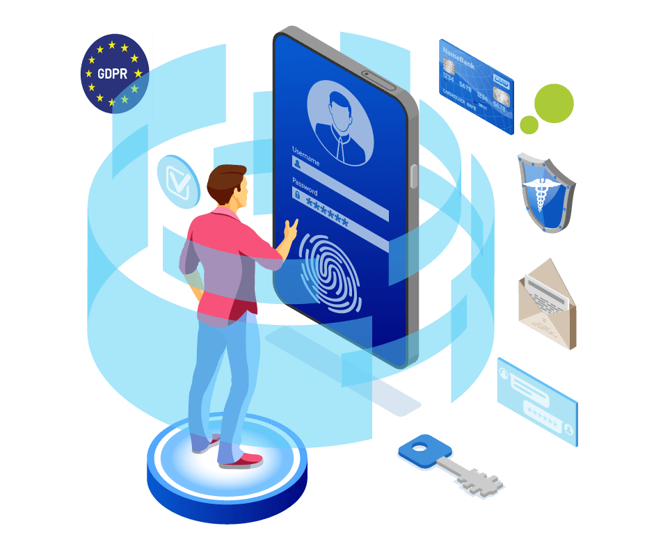 Cybersecurity-and-Data-Privacy-2 Trends Shaping the Future of Custom EHR Development