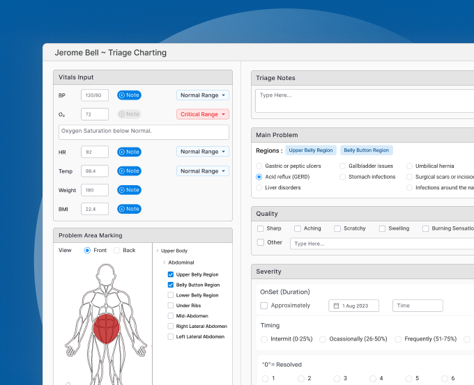 informative dashbaords and analytics for quick patient access image