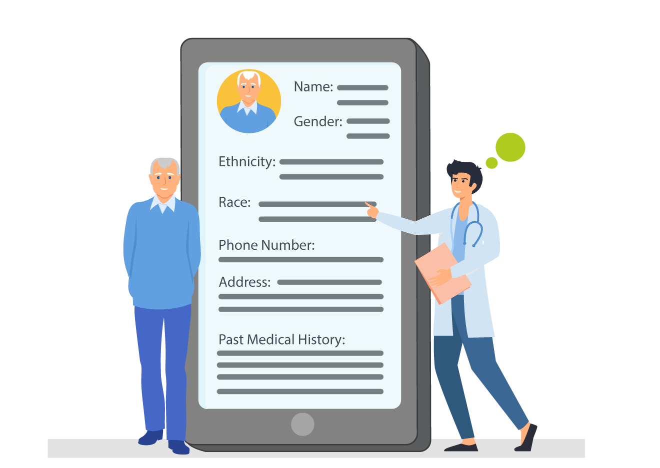 Patient-Demographics-and-History Key Features to Consider When Developing Custom EHR Software