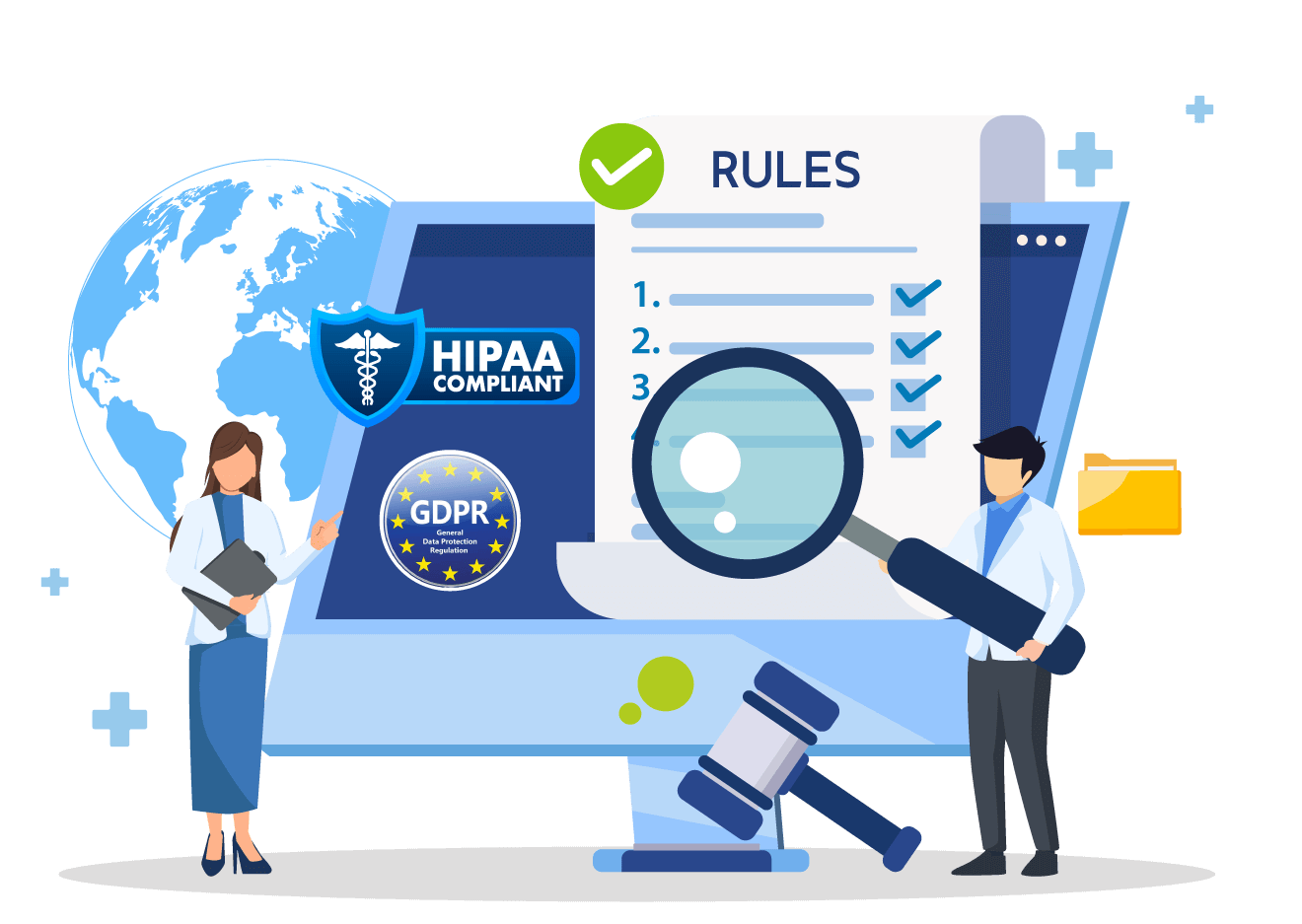 Regulatory-Compliance Key Features to Consider When Developing Custom EHR Software