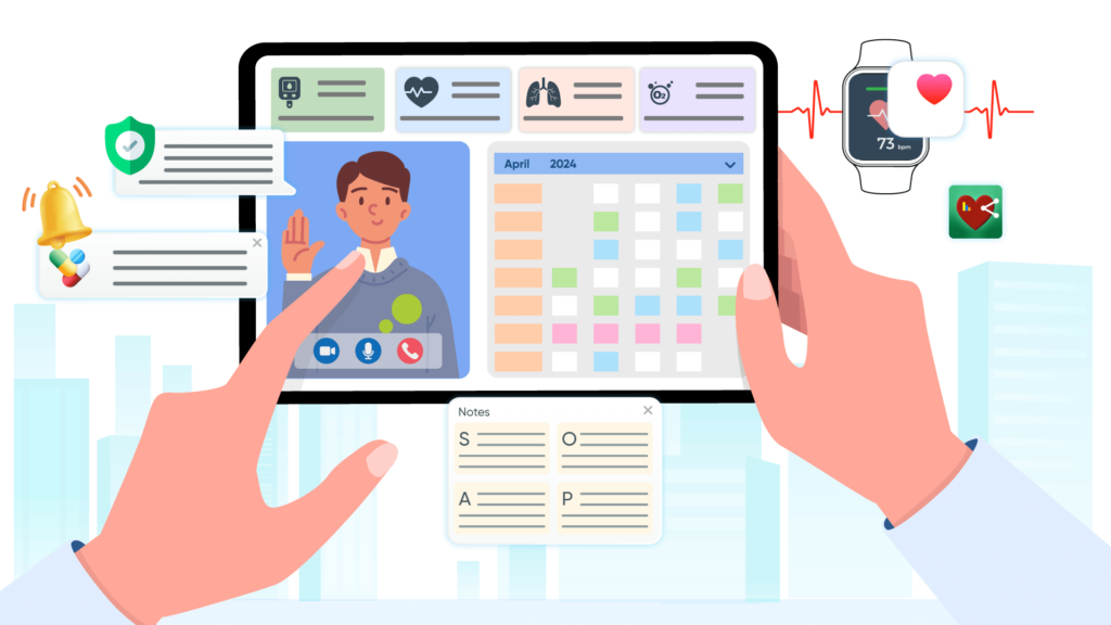 The-Power-of-Mobility-in-Custom-EHRs-1024x576 The Impact of Mobile Technology on Custom EHR Solutions